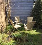 Franse brocante tuin/serre stoeltjes, Antiek en Kunst, Antiek | Meubels | Stoelen en Banken, Ophalen