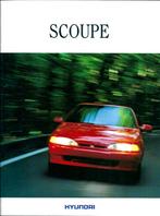 Brochure Hyundai Scoupe 1993, Ophalen of Verzenden, Gelezen, Overige merken