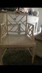 1x chinoiserie bamboe stoel met leuningen, Antiek en Kunst, Antiek | Meubels | Stoelen en Banken, Ophalen