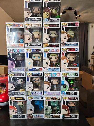 Funko Pops te koop: Exorcist, Clue, IT, Ghost Busters, GOT beschikbaar voor biedingen