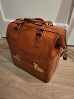 Vintage leren dokterstas - Pickett Fine Leather, 40 tot 60 cm, Gebruikt, 20 tot 30 cm, Bruin