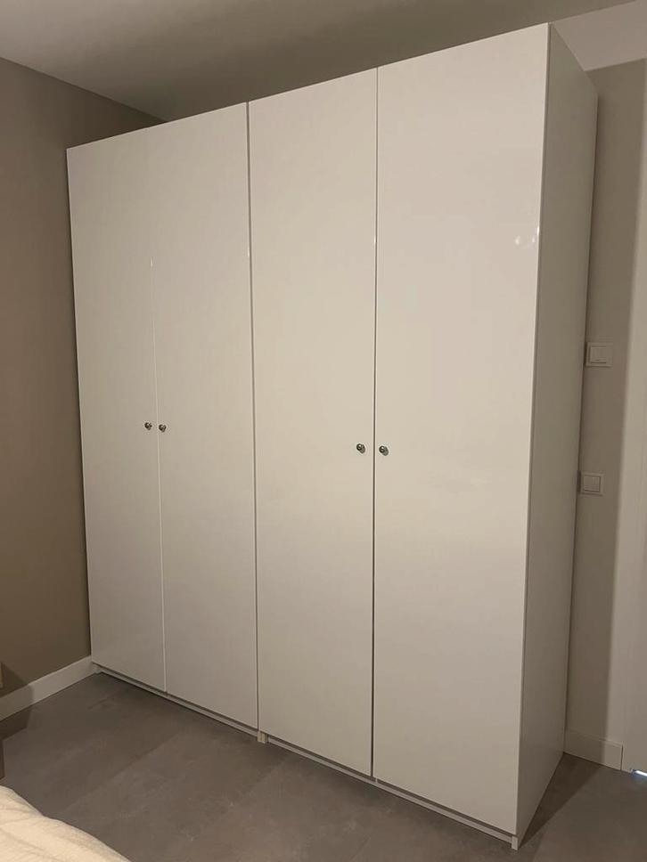 Ikea Pax deuren - 4 stuks Fardal - 229 x 50 cm Hoogglans wit, Huis en Inrichting, Kasten | Kledingkasten, Zo goed als nieuw, 200 cm of meer