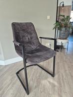 MXSOFA  eetkamerstoelen met armleuningen, Huis en Inrichting, Stoelen, Ophalen, Gebruikt, Metaal, Modern