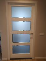 NIEUW! Binnendeur met facetglas 211,5 x 88 cm, Doe-het-zelf en Verbouw, Ophalen, Nieuw, Binnendeur, 200 tot 215 cm