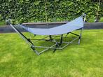 Nieuwe hangmat met standaard, Tuin en Terras, Hangmatten, Opvouwbaar, Nieuw, Ophalen of Verzenden, Eenpersoons