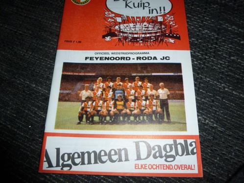 Feyenoord-Roda jc uit en thuis, Verzamelen, Sportartikelen en Voetbal, Zo goed als nieuw, Feyenoord, Verzenden