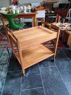 Vintage Ikea Erik Wotrz Rullan serveerwagen barcart, Ophalen, Zo goed als nieuw, Rond, Minder dan 55 cm