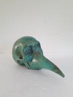 Bronzen mythische schedel snavelbekfiguur, Dayak Indonesie, Antiek en Kunst, Kunst | Niet-Westerse kunst, Ophalen of Verzenden