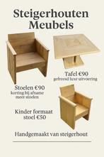 Nieuw! Steigerhouten meubelen 15% korting, Tuin en Terras, Ophalen, Nieuw, Steigerhout