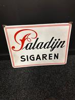 Emaille reclamebord Paladijn Sigaren Langcat Bussum 79 x 59, Antiek en Kunst, Ophalen