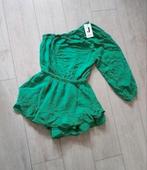 Jumpsuit one shoulder one size, Verzenden, Nieuw, Groen