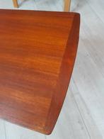 Vintage teakhouten Salontafel XL, Ophalen, Gebruikt, 50 tot 100 cm, Nvt