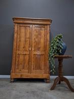 Nette originele grenen biedermeier linnenkast bezorgen mogel, Ophalen of Verzenden