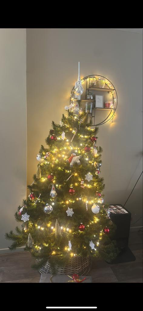 Prachtige Kunstkerstboom Triumph Forest Frosted Green 185 cm, Diversen, Kerst, Zo goed als nieuw, Ophalen