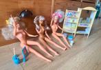 Barbie 3x en barbie / poppen meubel / kast, Kinderen en Baby's, Speelgoed | Poppen, Ophalen of Verzenden, Barbie
