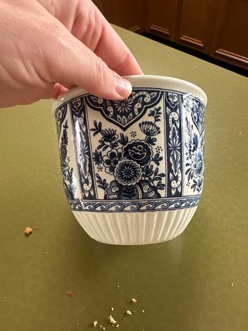Boch Frères Keramis – Delfts-blauw pot beschikbaar voor biedingen