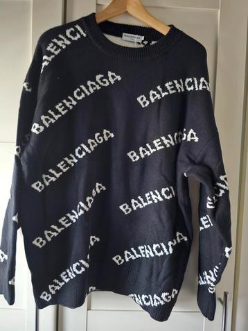 Balenciaga trui maat M zwart/wit beschikbaar voor biedingen
