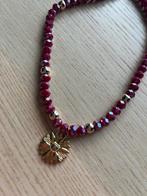 Bloemen kralenketting, Met hanger, Verzenden, Nieuw, Rood