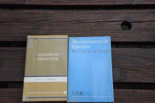 Geprogrammeerde Instructie. Prof. Dr. A. de Block., Antiek en Kunst, Antiek | Boeken en Bijbels, Ophalen of Verzenden, Prof. Dr. A. de Block.