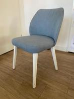 Drie eetkamerstoelen (wit met blauw) gratis op te halen, Huis en Inrichting, Stoelen, Ophalen, Hout, Gebruikt, Drie