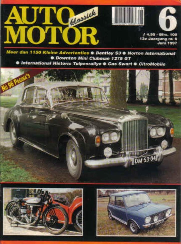 AMK 6 1997 : Mini Cooper Clubman 1275GT - Bentley - Norton, Boeken, Auto's | Folders en Tijdschriften, Gelezen, Algemeen, Ophalen of Verzenden