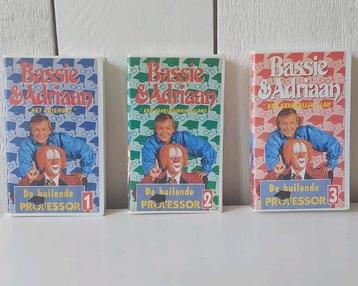 Vintage Videobanden Bassie en Adriaan clown acrobaat beschikbaar voor biedingen