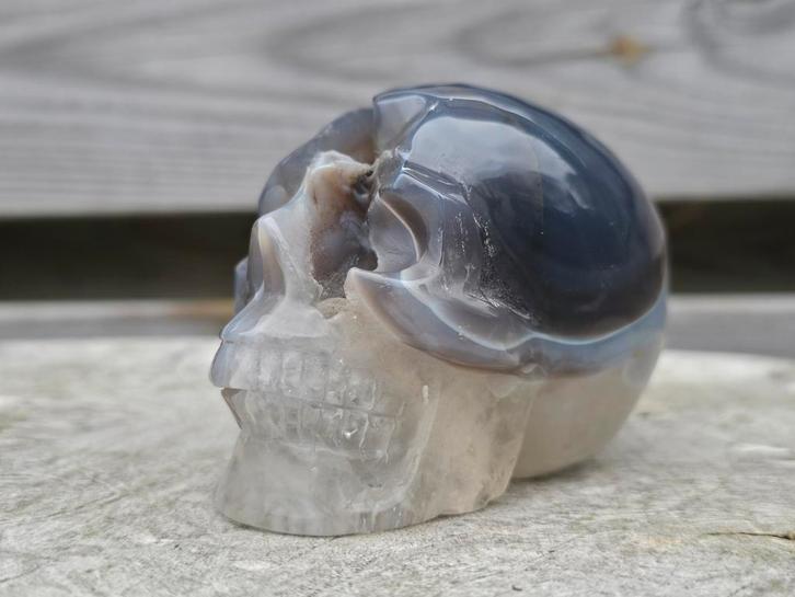 Axel de agaatschedel, Verzamelen, Mineralen en Fossielen, Ophalen of Verzenden