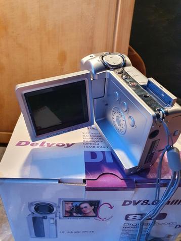 Zgan kleine digitale complete video/ camcorder delvoy dv 8.0 beschikbaar voor biedingen