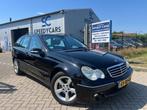 Mercedes-Benz C-klasse Combi 180 K. Avantgarde 2007 Cruise T, Achterwielaandrijving, 1435 kg, Zwart, Origineel Nederlands