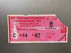 Ticket Ajax - Int. Voetbaltournooi 703 (1978), Verzenden, Gebruikt, Ajax, Overige typen