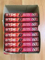 Collectie van 8 ongebruikte TDK Cassettebandjes (NIEUW!), Ophalen of Verzenden, Nieuw in verpakking, 2 t/m 25 bandjes, Onbespeeld
