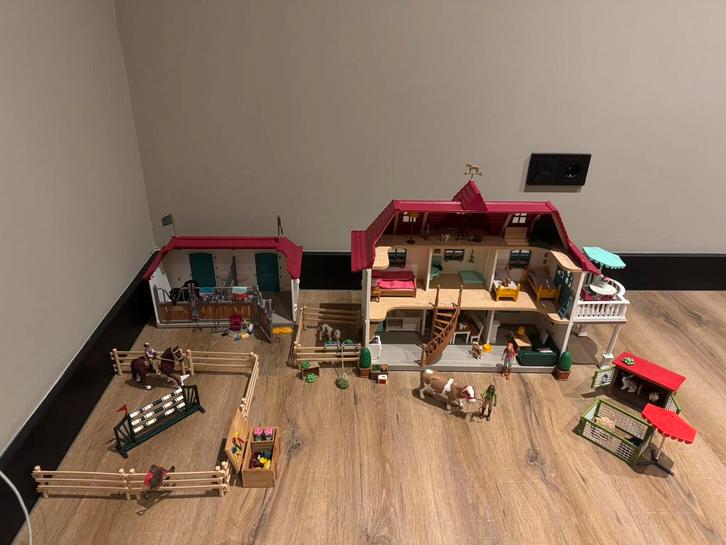 Schleich huis & stallen, Verzamelen, Speelgoed, Zo goed als nieuw, Ophalen of Verzenden