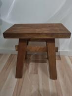 Houten Bankje / Bijzetkrukje, Huis en Inrichting, Ophalen, Minder dan 45 cm, Minder dan 55 cm, Gebruikt
