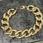 14k gouden armband cuban schakel dik model, Ophalen of Verzenden