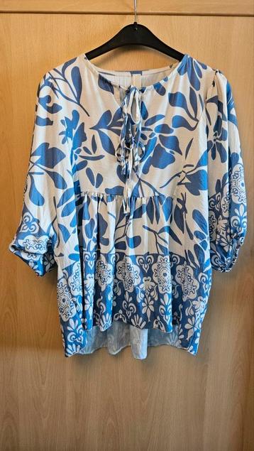 Blauw-witte zomertuniek, maat 40, ls NIEUW! beschikbaar voor biedingen