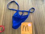 nylon string, doorschijnend, maat M, blauw, Ophalen of Verzenden, Blauw, Slip
