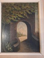 Schilderij van een poort, Antiek en Kunst, Kunst | Schilderijen | Klassiek, Ophalen of Verzenden