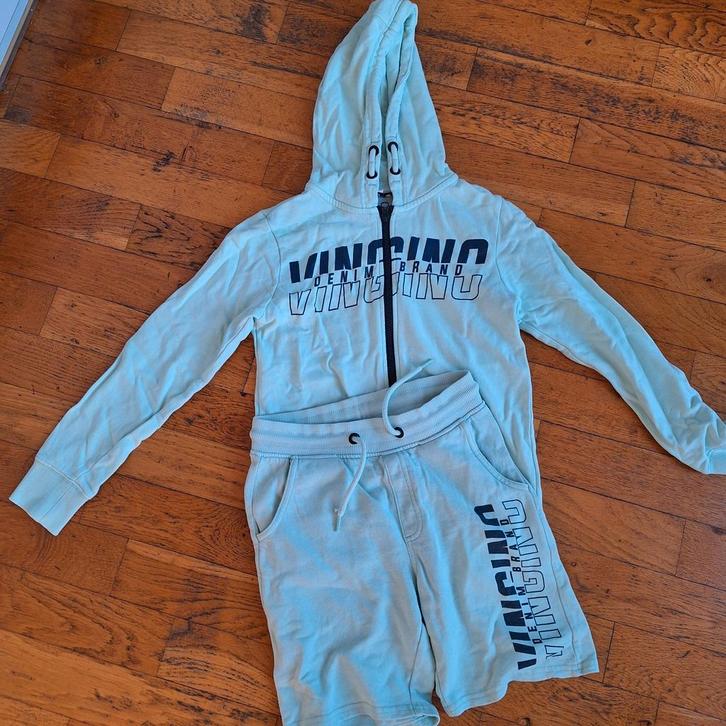 Korte broek en vest Vingino maat 10/140, Kinderen en Baby's, Kinderkleding | Maat 140, Gebruikt, Jongen, Setje, Ophalen of Verzenden