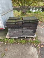 Rubberen tegels 50x50, Tuin en Terras, Tegels en Klinkers, Ophalen, Gebruikt, Rubber, 5 tot 10 m²