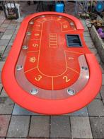 Luxe pokertafel met houten poten! Een unieke stevige tafel!, Een of twee spelers, Ophalen of Verzenden, Gebruikt