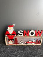 Nieuw houten kerst decoratie met verlichting, Diversen, Kerst, Ophalen of Verzenden, Nieuw