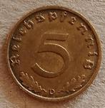 Duitsland, 5 reichspfennig 1937 D, Ophalen of Verzenden, Duitsland, Losse munt