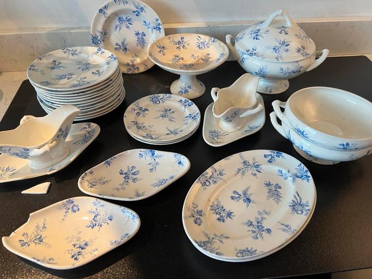 Petrus Regout “Riva” kinderservies., Antiek en Kunst, Antiek | Servies los, Ophalen of Verzenden