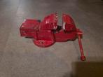 Vintage werkbankschroef  degelijk gereedschap, Ophalen of Verzenden, Gebruikt