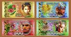 Nederlands Indie  (Indonesie) 50, 100, 500, 1000 Gulden  201, Verzenden