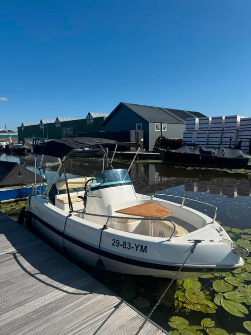 Aquamar panaria 465, Watersport en Boten, Vis- en Consoleboten, Gebruikt, 50 tot 70 pk, 3 tot 6 meter, Benzine, Buitenboordmotor