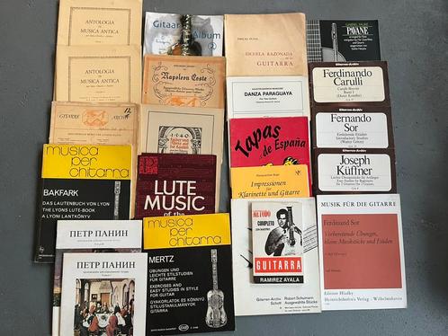 22x Bladmuziek klassiek gitaar Emilio Pujol Mertz Coste, Muziek en Instrumenten, Bladmuziek, Klassiek, Gitaar, Ophalen of Verzenden