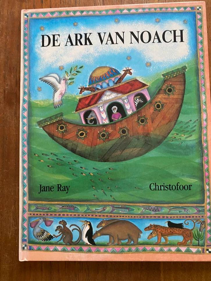 De ark van Noach - Jane Ray, Christofoor 1990 zgan, Boeken, Prentenboeken en Plaatjesalbums, Zo goed als nieuw, Prentenboek, Ophalen of Verzenden