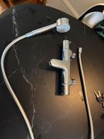Thermostaat badkraan chroom met douchekop, Ophalen of Verzenden, Gebruikt, Chroom, Kraan