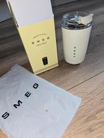 Smeg beker beige koffie mok warm mug japandi thermosbeker, Ophalen, Nieuw